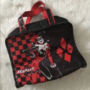 Harley Quinn makeup bag